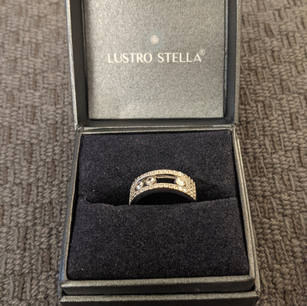 Lustro Stella Aaa Premium Cubic Zirconia Ring In Sterling Silver (Size 7.0) 0.75